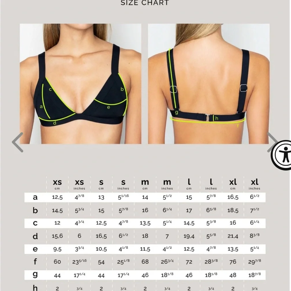 OneOne Swim Amanda Top size Small - Picture 5 of 5